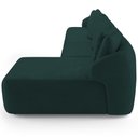 Ver imagem 7 de Sofá 5 Lugares com Chaise Direito Sala Living 388cm Arlo F04 Veludo Verde - Lyam Decor