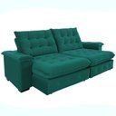 Ver imagem 6 de Sofá 4 Lugares Coliseu 2.60m Retrátil e Reclinável Super Pillow - Verde