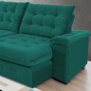 Ver imagem 5 de Sofá 4 Lugares Coliseu 2.60m Retrátil e Reclinável Super Pillow - Verde