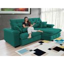 Ver imagem 2 de Sofá 4 Lugares Coliseu 2.60m Retrátil e Reclinável Super Pillow - Verde