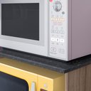 Ver imagem 3 de Balcão Para Micro-ondas e Forno Isis 2 Portas Carvalho Nature Nicioli
