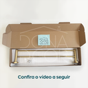 Ver imagem 5 de Suporte Porta Toalha Duplo Dourado Brilhoso Toalheiro 60cm Aço Inox Acessorio Parede Banheiro Luxo