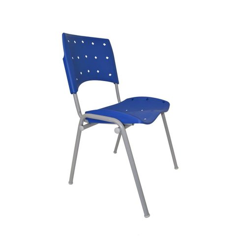 Cadeira Secretaria Ergoplax Fixa BC - Azul