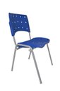 Ver imagem 1 de Cadeira Secretaria Ergoplax Fixa BC - Azul