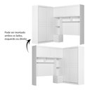 Ver imagem 3 de Quarto Modulado Completo Casal Florença Branco Moval