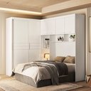 Ver imagem 1 de Quarto Modulado Completo Casal Florença Branco Moval