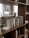 Ver imagem 1 de Aparador para Livros Bibliocanto Organizador de Mesa Aço Reforçado Estilo Moderno Branco