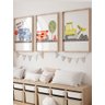 Kit 3 Quadros Decorativos Infantil Carros No4 - 1
