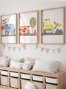 Ver imagem 1 de Kit 3 Quadros Decorativos Infantil Carros No4