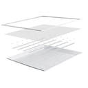 Ver imagem 5 de Painel com Placa de Led Taschibra 24w Lys Quadrado Sobrepor Bivolt 4000k Neutro Suave