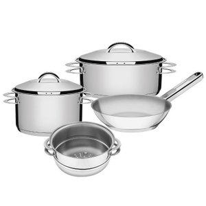 Jogo de Panelas 4 Peças Inox Fundo Triplo Solar Tramontina