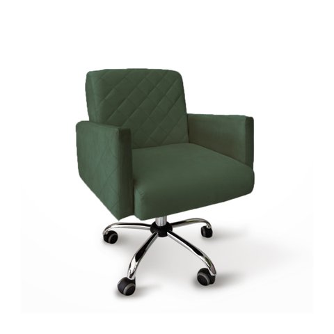 Cadeira para Escritório Estofada Poltrona Decorativa Juliana