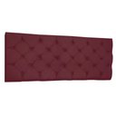 Ver imagem 1 de Cabeceira Painel Capitonê Casal 1,40m Jade Suede - Pallazio - Marsala