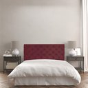 Ver imagem 2 de Cabeceira Painel Capitonê Casal 1,40m Jade Suede - Pallazio - Marsala