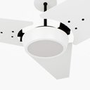 Ver imagem 2 de Ventilador de Teto Com Controle Remoto Natuvent Callis Led 3 Pás Madeira Branco 4000k Branco Neutro