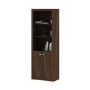 Ver imagem 3 de Escritório com Mesa para Computador C/ 3 Gavetas e Armário C/ Prateleiras 2 Portas Carvalho - Fdecor
