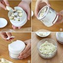 Ver imagem 4 de Mini Triturador Manual De Alho Alimento Utensilio Cozinha