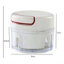 Ver imagem 3 de Mini Triturador Manual De Alho Alimento Utensilio Cozinha