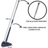 Esfregão Mop de Limpeza Triangular Ajustável Giratório 360° - 6