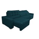 Ver imagem 7 de Sofá Retrátil e Reclinável com Molas Ensacadas Cama Inbox Gold 3,52m Tecido Suede Velusoft Petró