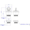 Ver imagem 2 de Válvula de Escoamento para Tanque sem Ladrão 1.1/4 e 1.1/2 - 1606cduo