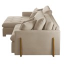 Ver imagem 4 de Sofá Cama Retrátil e Reclinável Lisboa 200cm Braço 10cm Meu Sofá Online