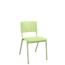 Ver imagem 1 de Cadeira Fixa Escritório Multiuso Niala Plaxmetal Nr17 Verde