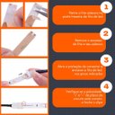 Ver imagem 7 de 10 Conectores de Emenda para Fita de Led 2 Vias Rabicho Fêmea P4 10mm