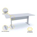 Ver imagem 3 de MESA DE REUNIÃO RETANGULAR PANDIN MAXXI - CINZA MX2000