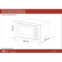 Ver imagem 2 de Forno Eletrico Fischer Fit Line Embutir 48l Frontal Inox 127v