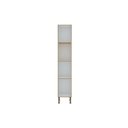 Ver imagem 3 de Paneleiro de Cozinha Essência C/ 1 Porta 35cm Freijo/white Laca - Genialflex