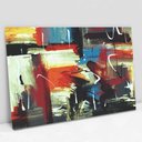 Ver imagem 1 de Quadro Decorativo em Canvas Abstrato Viva La Vida TaColado Borda Infinita 60 x 40cm