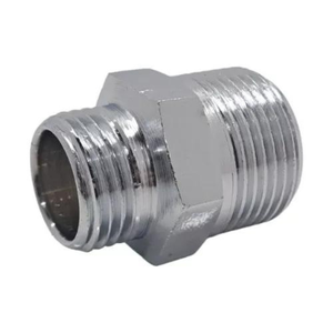 Kit com 10 Redução Niple 1/2 X 3/4 Cromado União para Instalação de Gás