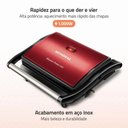 Ver imagem 5 de Sanduicheira Grill e Chapa 3 em 1 Master Press Inox 1000W 220V Vermelha Mondial Pg-01-Rc-Cl