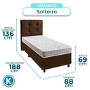 Ver imagem 3 de Kit Cabeceira + Cama Box + Colchão Solteiro D23 D23 Inducol