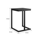 Ver mais imagens de Conjunto 2 Banquetas Carraro Tubo Preto Madeirado Preto