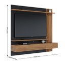 Ver imagem 6 de Home Suspenso Juriti 180cm 3 Portas Basculantes - Ssx Multicoisas