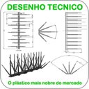 Ver imagem 3 de Espetos Anti Pombos Multicap Kit 6 Peças - Preto