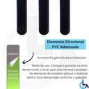 Ver imagem 5 de Elemento Tátil Direcional Pvc Adesivado Preto