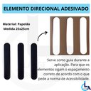 Ver imagem 4 de Elemento Tátil Direcional Pvc Adesivado Preto