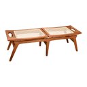 Ver imagem 1 de Banco Espaço Gourmet Lan 130cm Madeira Maciça - Sallar Home