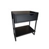 Mesa Cabeceira Black Apoio Cama Gaveta Mdf Mordomo - 2