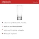 Ver mais imagens de Jogo 3 Peças Copo Alto de Vidro Bormioli Rocco 340ml Transparente 16x6x6cm Água