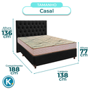 Ver imagem 3 de Kit Cama Box + Cabeceira + Colchão Casal D33 - Maxsono - Paropas