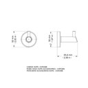 Ver imagem 2 de Cabide Hope Cromado - Docol