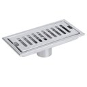Ver imagem 1 de Ralo Linear 20cm Aço Inox Banheiro Anti Odor Anti Inseto Area Externa Lavabo Piscina Quintal