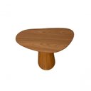 Ver imagem 1 de Mesa Lateral Gaia Orgânico Madeira 51cm Amadeirado Modelar Art Moveis
