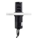 Ver imagem 3 de Torre De Tomada 2 Tomadas +  2usb (a Rápido + C) + Indução 10A Preto