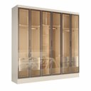 Ver imagem 3 de Guarda-roupa Casal com 6 Portas Reflecta e 4 Gavetas Atenas Yescasa