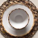 Ver imagem 7 de Jogo 4 Pratos Raso de Bambu 27cm Flat Borda Grossa Scalla